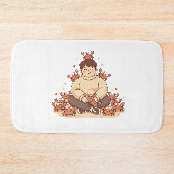Item preview, Meditating Person With Bugs Pocket Creatures Whimsical designed and sold by Panom Suavichien.