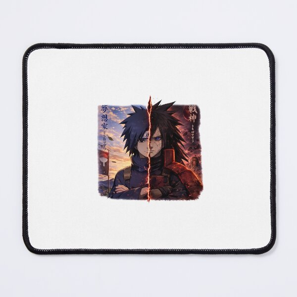 Item preview, Madara Uchiha Split Face War God Aesthetic designed and sold by ZenOtaku Lab.