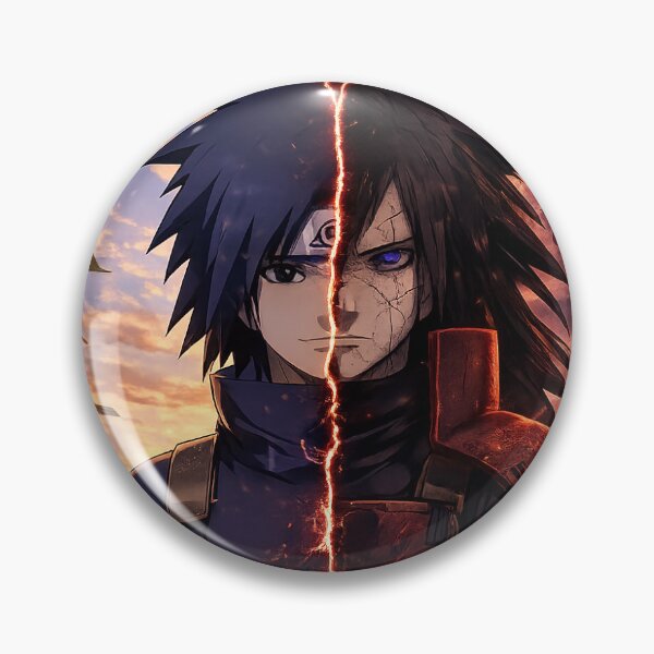 Item preview, Madara Uchiha Split Face War God Aesthetic designed and sold by ZenOtaku Lab.