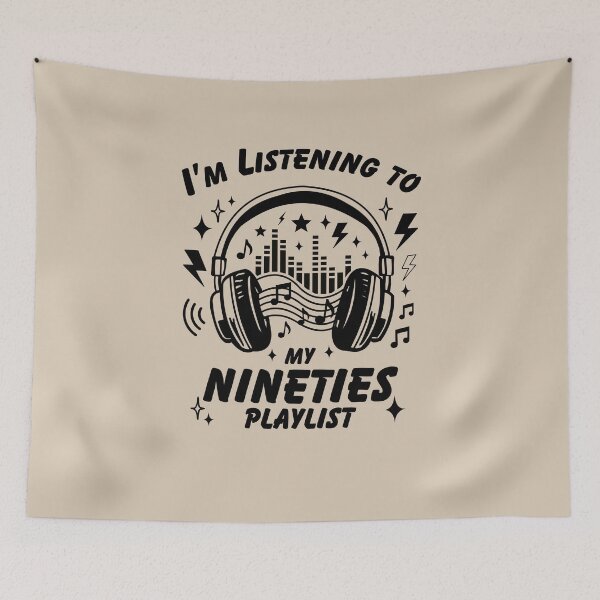 Item preview, I'm Listening to My Nineties Playlist designed and sold by HYPNK.