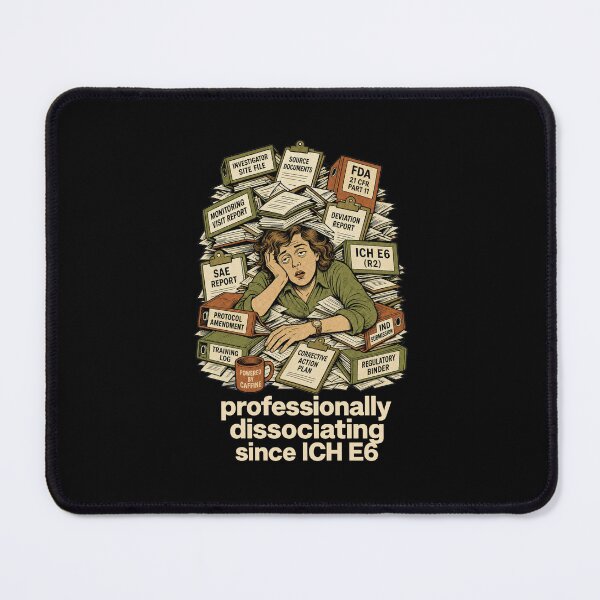 Item preview, Clinical Research Shirt | ICH E6 CRA Life | Pharma Regulatory Humor designed and sold by KAYJAY DESIGNS.