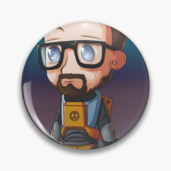 Item preview, Chibi Gordon Freeman – Cute Silent Scientist Hero Fan Art designed and sold by MyChibiArts.