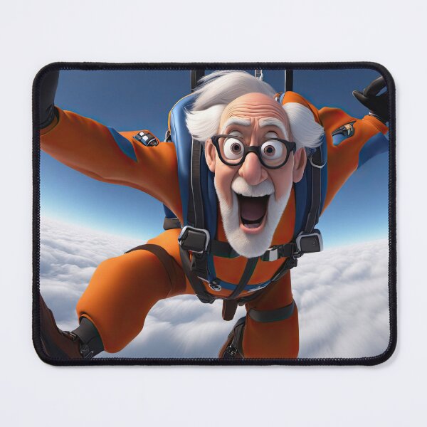 Item preview, Old Man skydiving designed and sold by Colin Bentham.