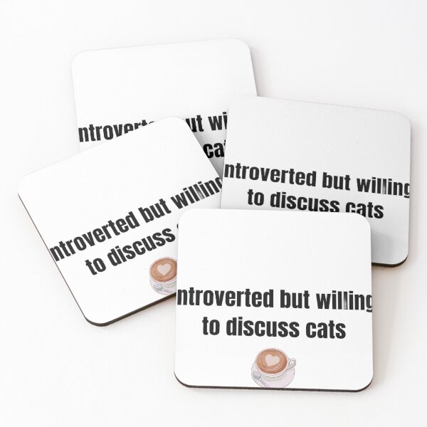 Item preview, Funny Introvert Cat Shirt – Introverted Cat Lover Gift designed and sold by FunEvrydayStuff.