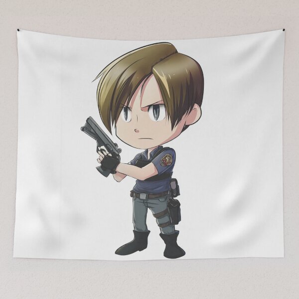 Item preview, Chibi Leon S. Kennedy – Cute Survival Horror Hero Fan Art designed and sold by MyChibiArts.