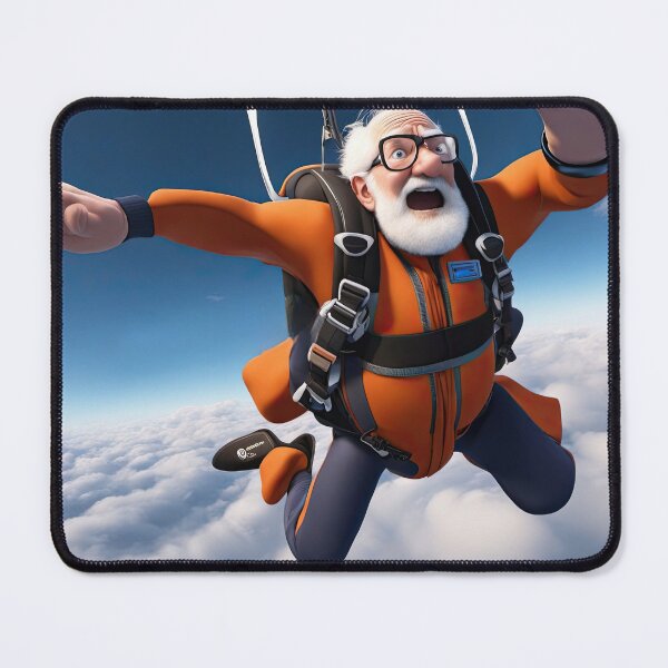 Item preview, Old Man skydiving designed and sold by Colin Bentham.