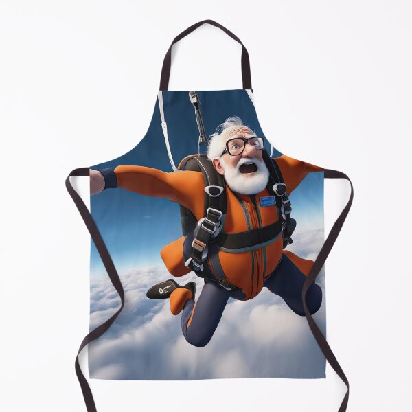 Item preview, Old Man skydiving designed and sold by Colin Bentham.