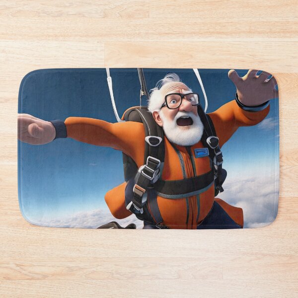 Item preview, Old Man skydiving designed and sold by Colin Bentham.