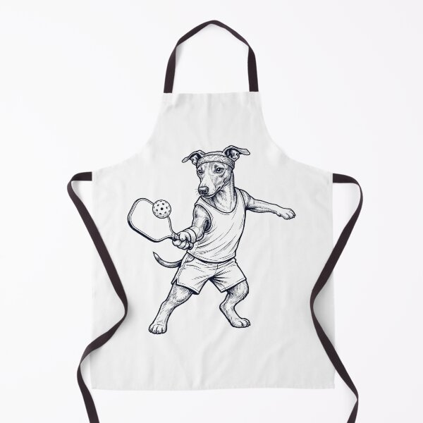Item preview, Vintage Italian Greyhound Playing Pickleball Player Dog Lover designed and sold by DoodleTortle.
