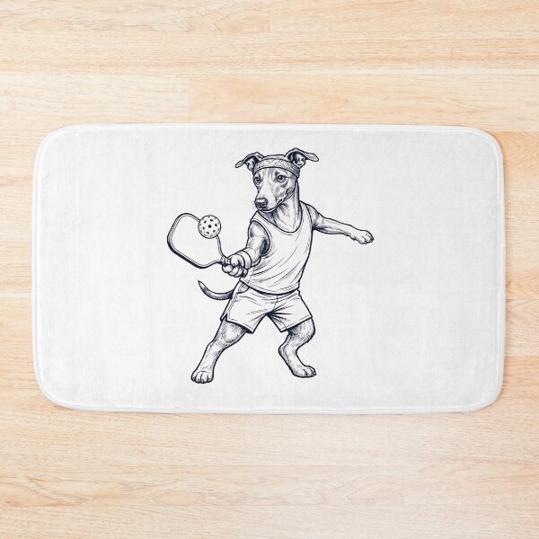 Item preview, Vintage Italian Greyhound Playing Pickleball Player Dog Lover designed and sold by DoodleTortle.