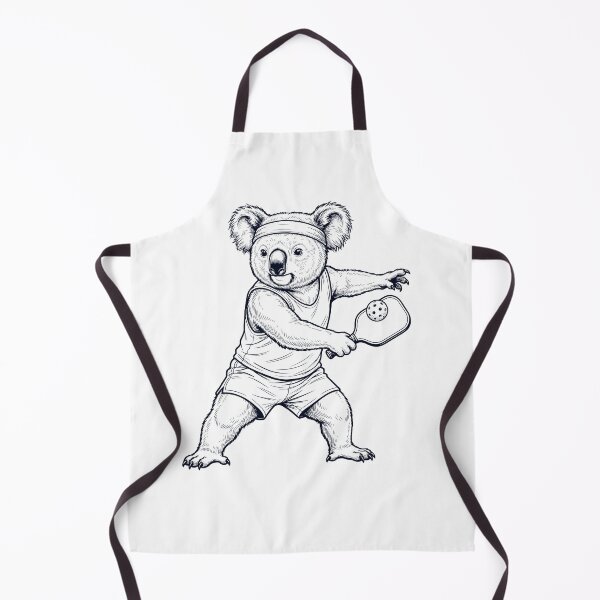 Item preview, Vintage Koala Playing Pickleball Player Animal Lover designed and sold by DoodleTortle.