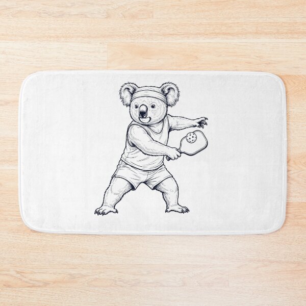 Item preview, Vintage Koala Playing Pickleball Player Animal Lover designed and sold by DoodleTortle.