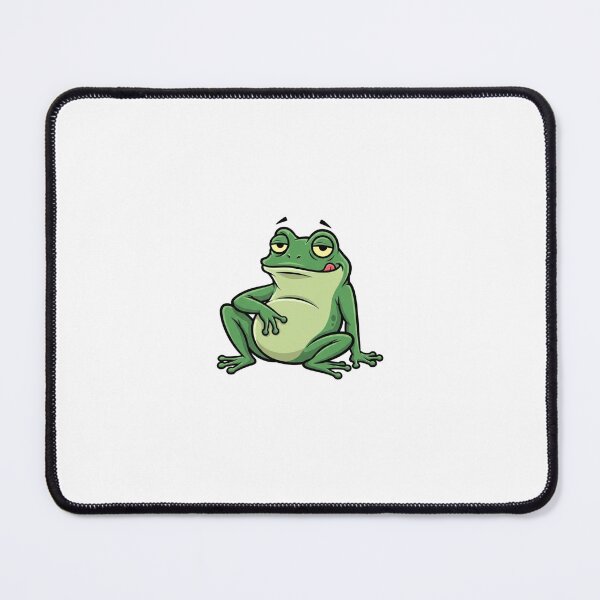 Item preview, Smug Funny Frog Meme Cartoon | Unbothered Sarcastic Frog designed and sold by MMK1SHOP.