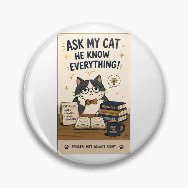 Item preview, ask my cat, he know everything! designed and sold by Mystic & Celestial Art.