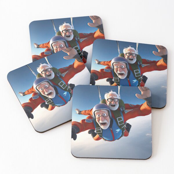 Item preview, Old Man skydiving designed and sold by Colin Bentham.