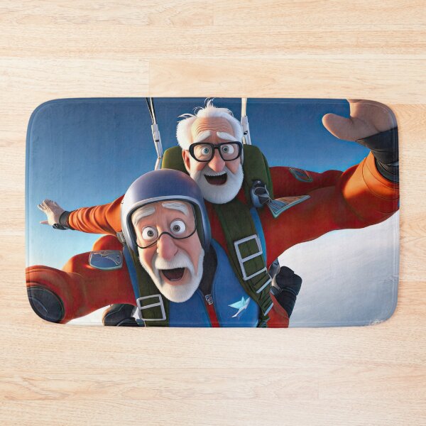 Item preview, Old Man skydiving designed and sold by Colin Bentham.