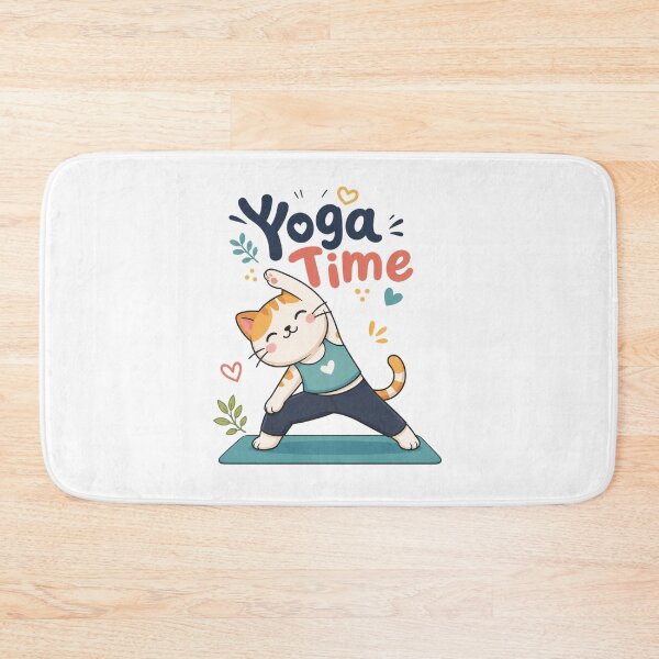 Item preview, Cat Yoga Time designed and sold by Newthingzy.