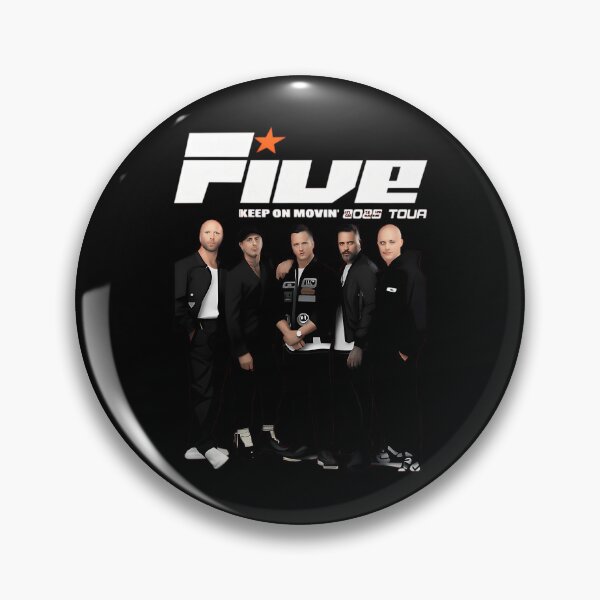 Item preview, Five Boyband Keep On Movin 2025 Tour designed and sold by manonagy25.