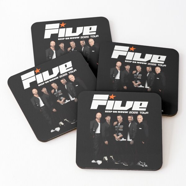 Item preview, Five Boyband Keep On Movin 2025 Tour designed and sold by manonagy25.