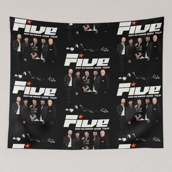 Item preview, Five Boyband Keep On Movin 2025 Tour designed and sold by manonagy25.