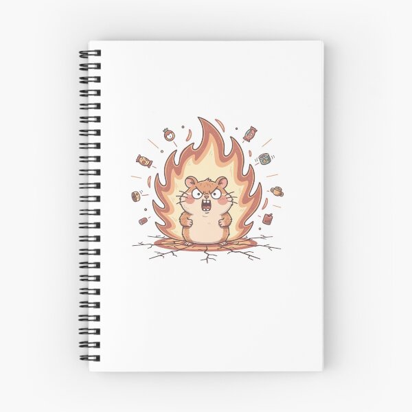 Item preview, Hamster On Fire Pocket Creatures Funny Animal  designed and sold by Panom Suavichien.