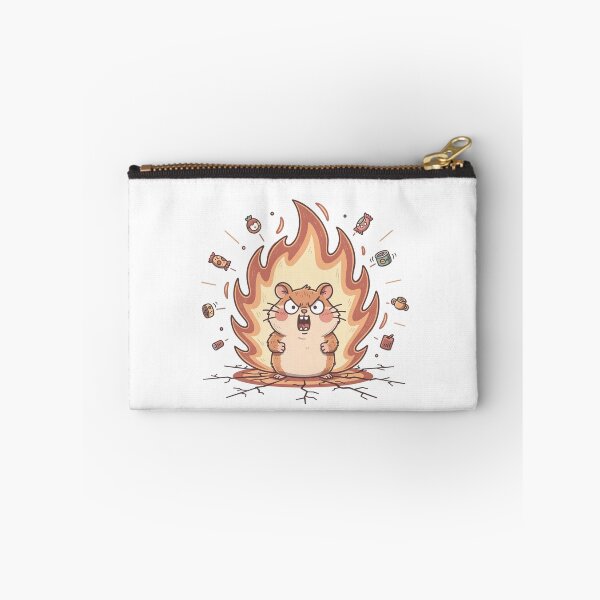 Item preview, Hamster On Fire Pocket Creatures Funny Animal  designed and sold by Panom Suavichien.