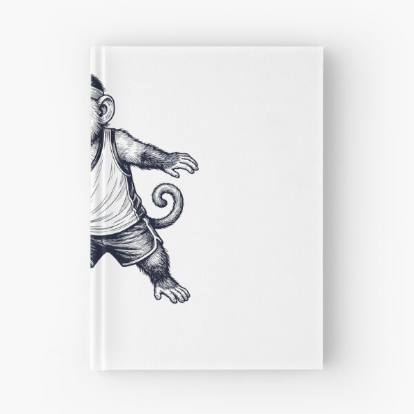 Item preview, Vintage Monkey Playing Pickleball Player Animal Lover designed and sold by DoodleTortle.