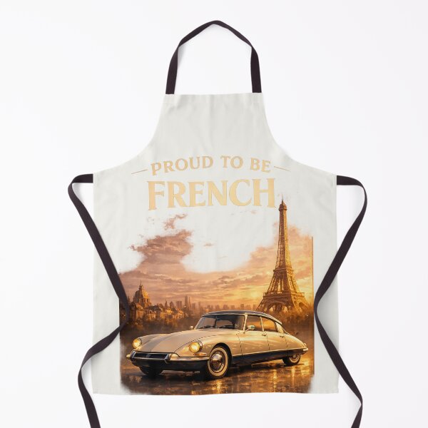 Item preview, Proud To Be French Elegant Paris Car Art designed and sold by Retro Arabica.