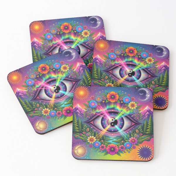 Item preview, Mystic Third Eye – Psychedelic Nature Vision Tee designed and sold by JAMESAMORN.