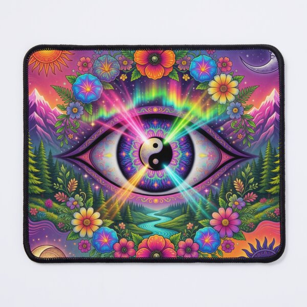 Item preview, Mystic Third Eye – Psychedelic Nature Vision Tee designed and sold by JAMESAMORN.