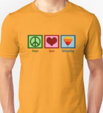 Peace Love Ballooning | Hot Air Balloon Unisex T-Shirt