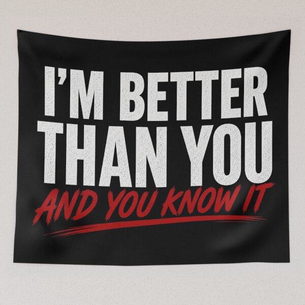 Item preview, MJF I'M BETTER THAN YOU AND YOU KNOW IT designed and sold by WeLoveWrestling.