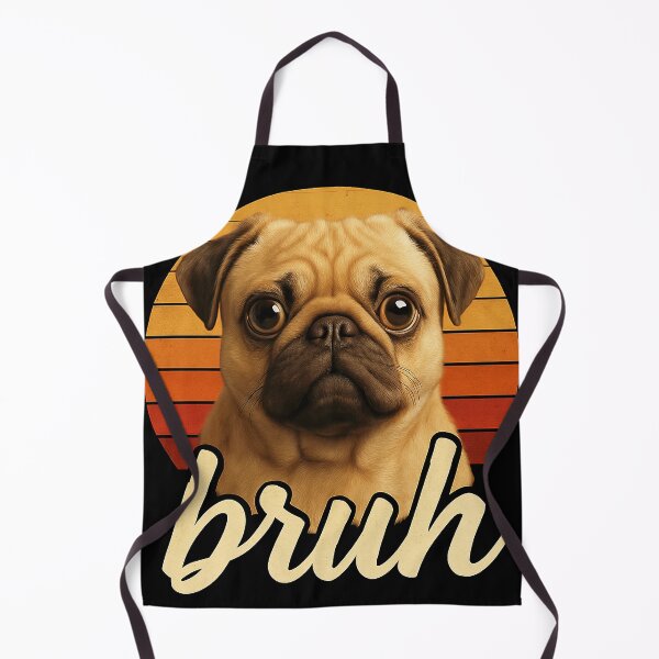 Item preview, Vintage Sunset Pug Bruh designed and sold by BluecidDesign.