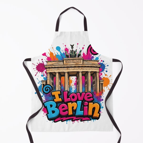Item preview, Brandenburg Gate Berlin – Colorful Graffiti T-Shirt Design Germany Landmark designed and sold by Earth Celebration Designs.