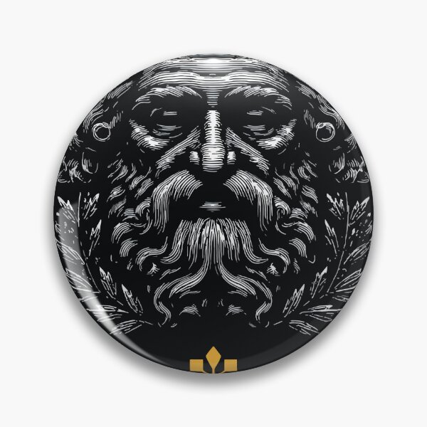 Item preview, Great dark god philosopher with golden symbol. Black and gold 127sm designed and sold by 127sm.