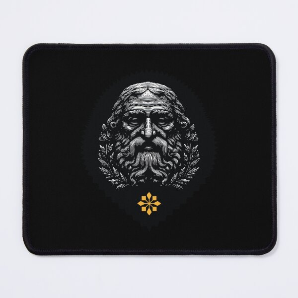 Item preview, Great dark god philosopher with golden symbol. Black and gold 127sm designed and sold by 127sm.