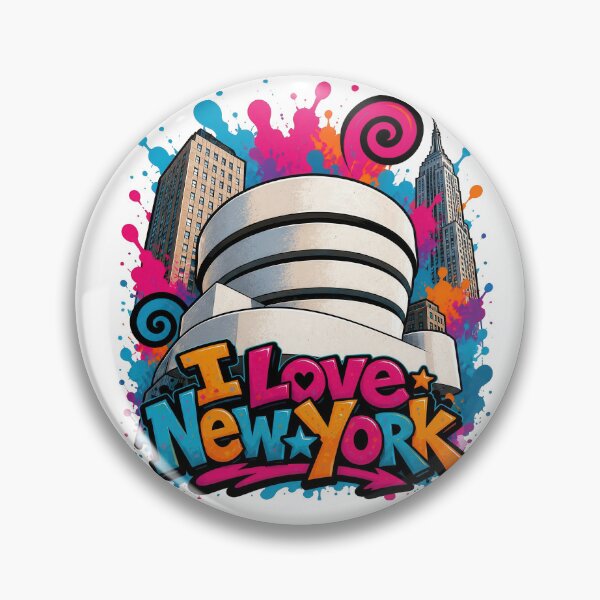 Item preview, Guggenheim New York – Colorful Graffiti T-Shirt Design NYC Art designed and sold by Earth Celebration Designs.