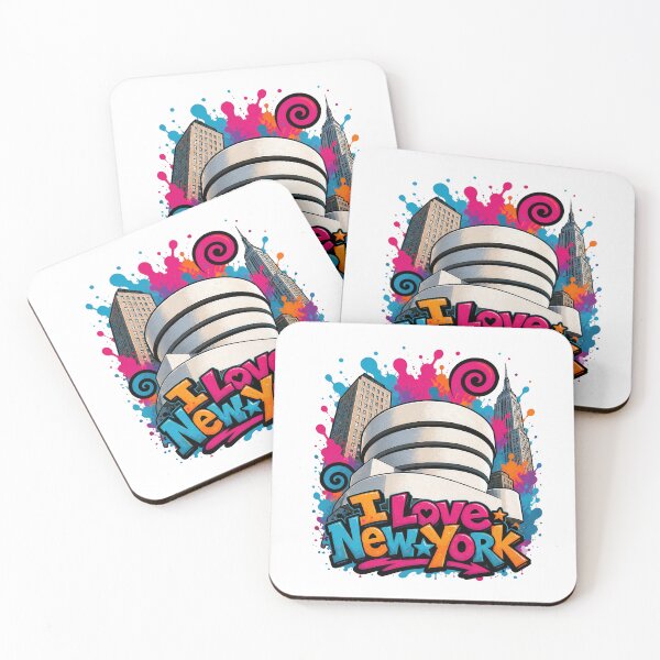 Item preview, Guggenheim New York – Colorful Graffiti T-Shirt Design NYC Art designed and sold by Earth Celebration Designs.