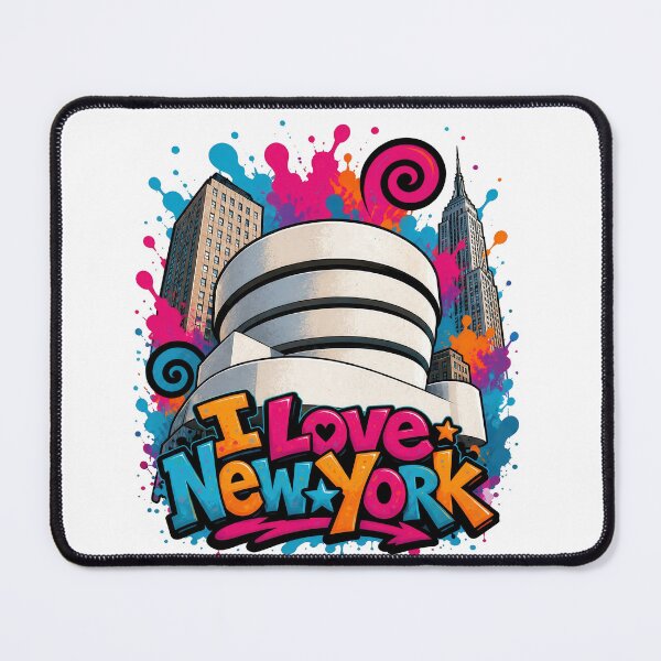 Item preview, Guggenheim New York – Colorful Graffiti T-Shirt Design NYC Art designed and sold by Earth Celebration Designs.
