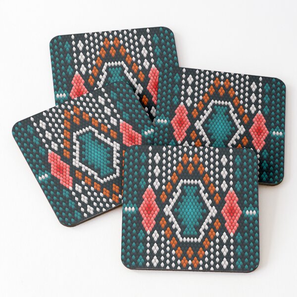 Item preview, Ethnic Geometric Pattern North South America  Modern Tribal Art designed and sold by Ihor Ivanov.
