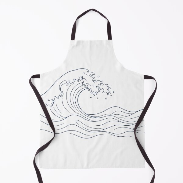 Item preview, Minimal Ocean Wave Line Art | Japanese Style Wave Illustration | Aesthetic Minimal Sea Design designed and sold by Sanika arts .