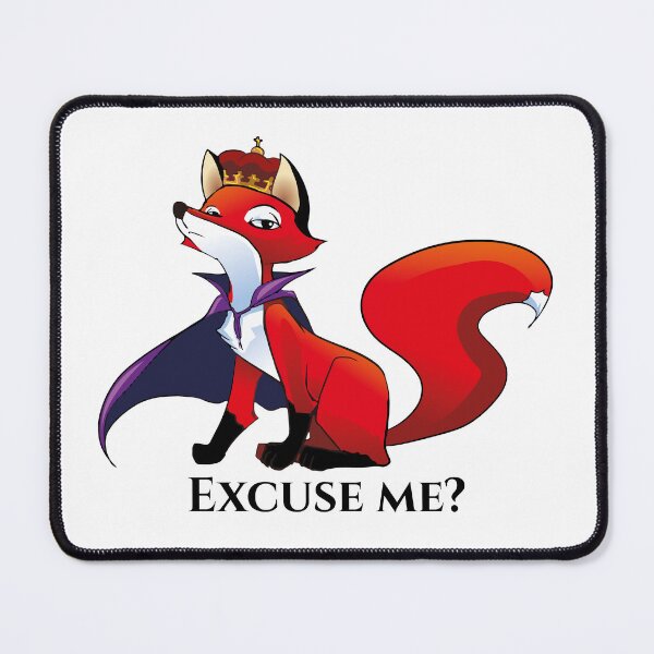 Item preview, Fox King, excuse me? designed and sold by Konopikyu.