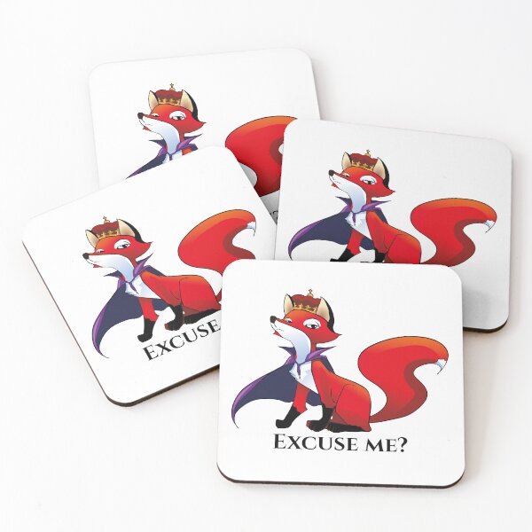 Item preview, Fox King, excuse me? designed and sold by Konopikyu.