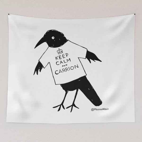 Item preview, Keep Calm And Carrion designed and sold by ⭐ NABIL SATRI ⭐.