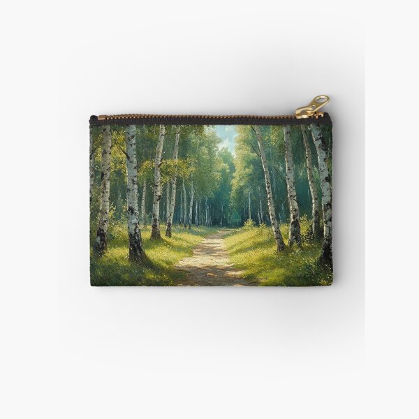 Item preview, Path through the birch forest, painting style designed and sold by ArtNames.
