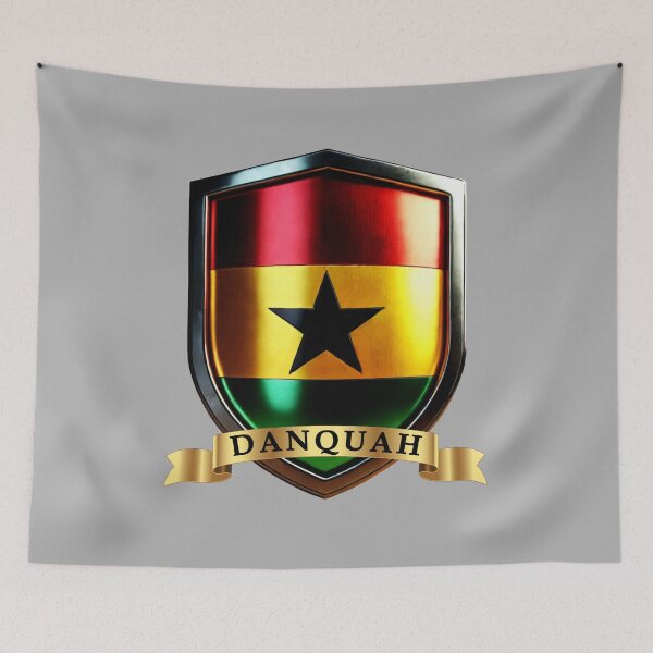 Item preview, Danquah Ghana Heritage Emblem Shield designed and sold by Highlandkings.