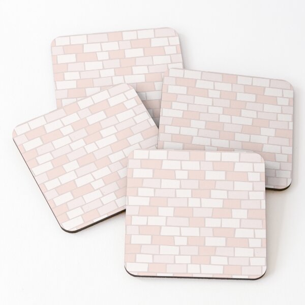 Item preview, Soft Pastel Brick Pattern - Minimal Seamless Wall Texture Design designed and sold by Zaya_art.