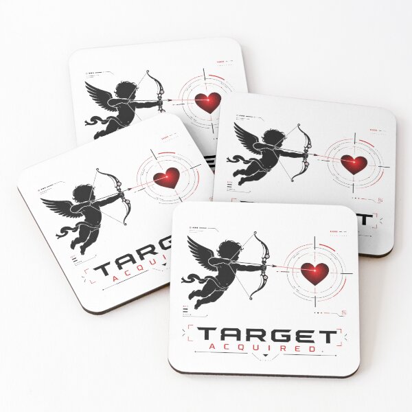 Item preview, Target Acquired Cupid – Futuristic Sniper Valentine Sci-Fi Love designed and sold by the-dovlat.