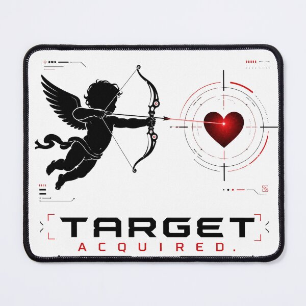 Item preview, Target Acquired Cupid – Futuristic Sniper Valentine Sci-Fi Love designed and sold by the-dovlat.