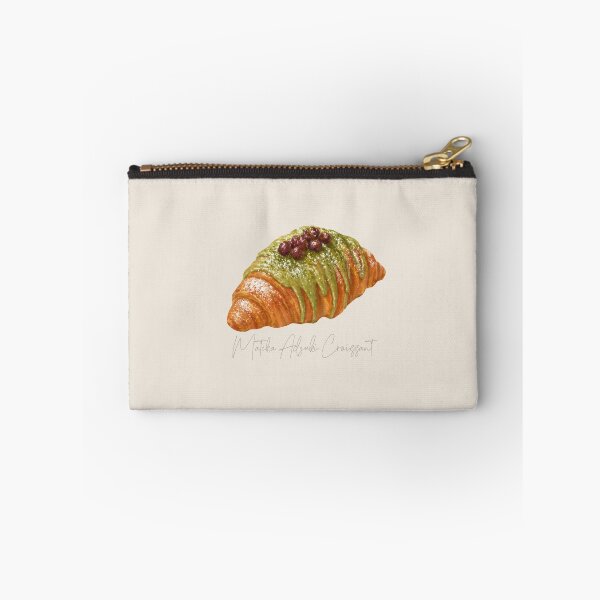 Item preview, French Bakery Pastries | Matcha Adzuki Croissant Art designed and sold by simplepaperplan.